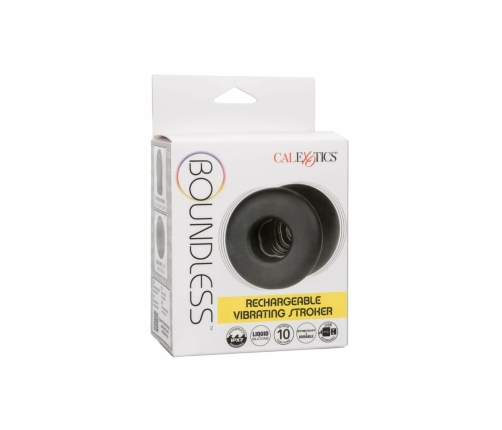 CalExotics Boundless Rechargeable Stroker Liquid Silicone Black
