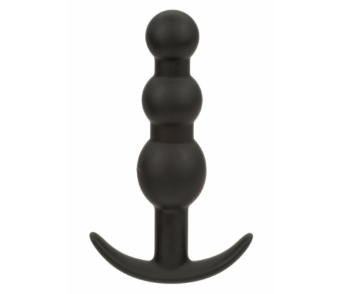 CalExotics Boundless Vibrating Beaded Plug Silicone Waterproof Black