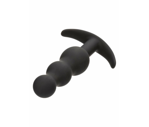 CalExotics Boundless Vibrating Beaded Plug Silicone Waterproof Black