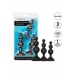 CalExotics Silicone Beaded Anal Kit 3-Piece Graduated Set Black