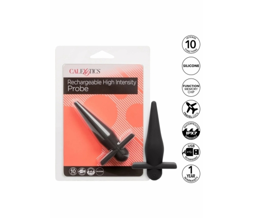 CalExotics High Intensity Probe Rechargeable Silicone, Waterproof, Black