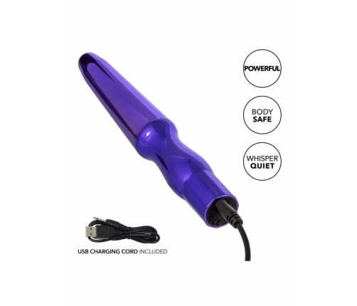 CalExotics Rechargeable Anal Probe - 10-Function, Waterproof, Black