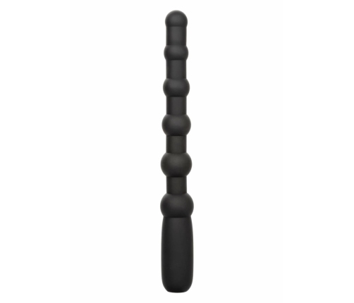 CalExotics Rechargeable X-10 Beads Flexible Silicone 10-Function Black