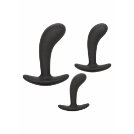 CalExotics Silicone Prostate Kit 3-Piece Set with Pull Handles Black CalExotics Silicone Prostate Kit 3-Piece Set with Pull Handles Black