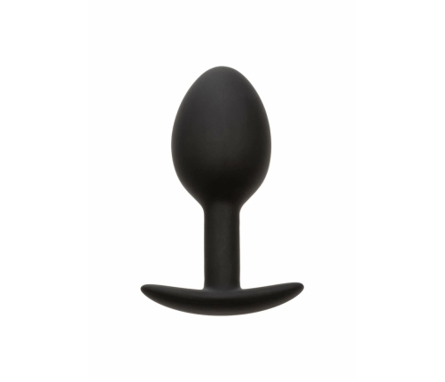 CalExotics Weighted Silicone Plug 16.3g Ergonomic Intimate Trainer Black
