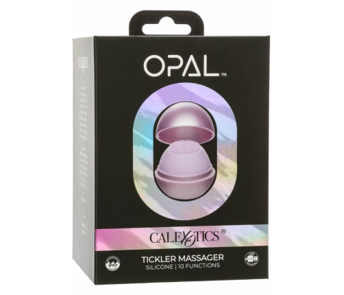Opal Tickler Massager by CalExotics - 10-Function Silicone, Waterproof, USB