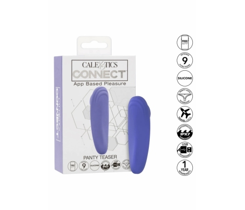 CalExotics Connect Panty Teaser App-Controlled Intimate Device Black