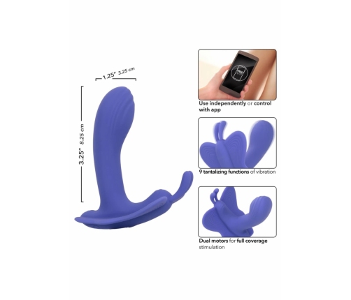 CalExotics Connect Venus Butterfly App-Controlled Silicone Device