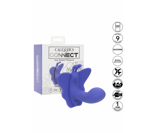 CalExotics Connect Venus Butterfly App-Controlled Silicone Device