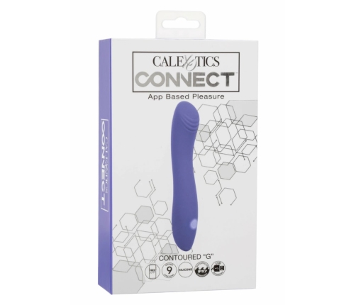 CalExotics Connect Contour G - App-Controlled Silicone Device, Purple
