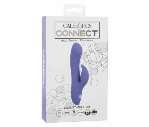 CalExotics Connect Dual Stimulator Silicone App-Controlled Pink