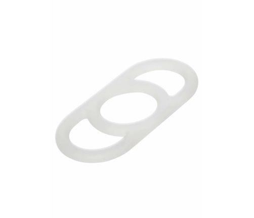 Alpha Silicone Commander Ring Liquid Silicone Flexible Black