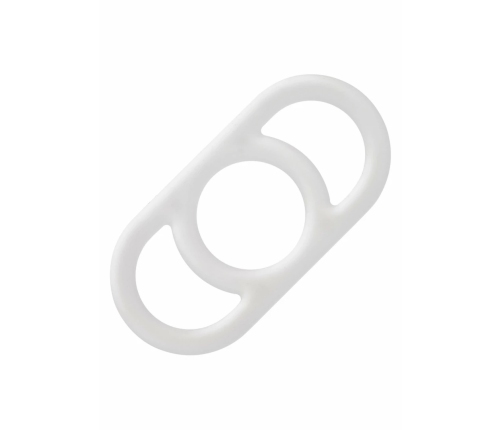Alpha Silicone Commander Ring Liquid Silicone Flexible Black