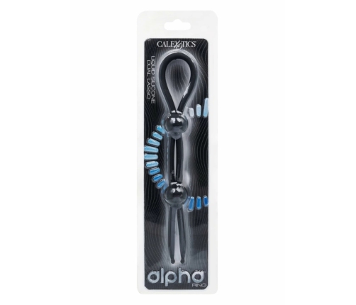 Alpha Liquid Silicone Dual Lasso Adjustable Support System Black