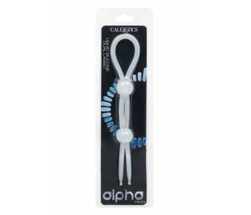 CalExotics  Alpha Liquid Silicone Dual Lasso Adjustable Support System Black