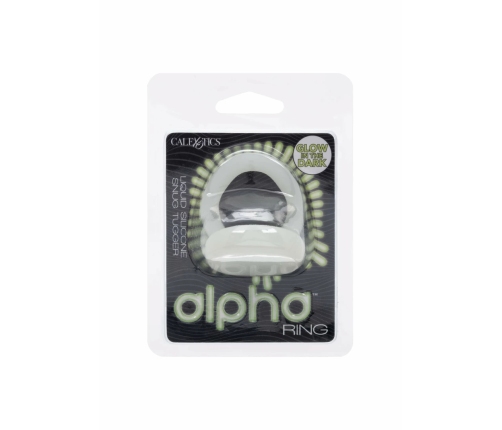 CalExotics Alpha Liquid Silicone Snug Tugger Comfort Ring Black
