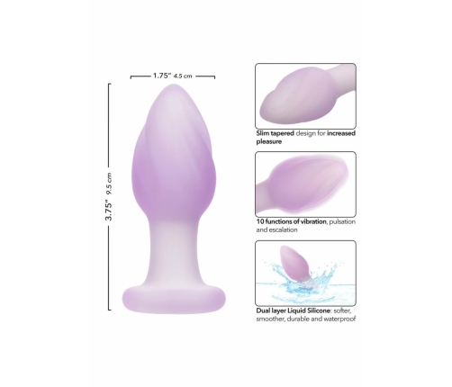Lavender Haze Ridge Probe Vibrating Intimate Device, 10 Modes, Slim Design