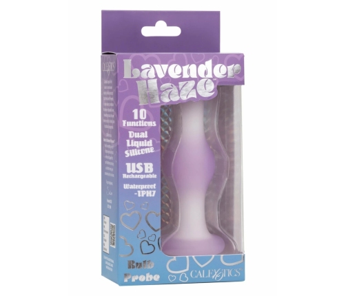 Lavender Haze Bulb Probe Silicone Intimate Massager 10-Function Violet