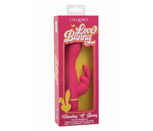 Love Bunny Vibrating G Bunny - Multi-Function Silicone Massager Pink