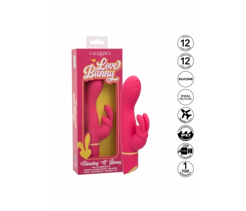 Love Bunny Vibrating G Bunny - Multi-Function Silicone Massager Pink