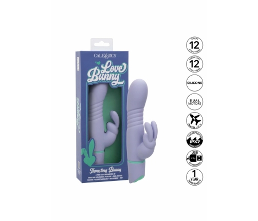 Love Bunny Thrusting Bunny Dual-Action Intimate Machine Pink