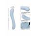 Azure Collection Contoured G Vibrating Massager, 12 Modes, Blue