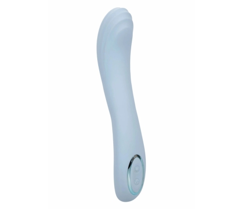 Azure Collection Contoured G Vibrating Massager, 12 Modes, Blue