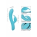 Azure Collection Bunny G Dual Motor Silicone Massager Waterproof