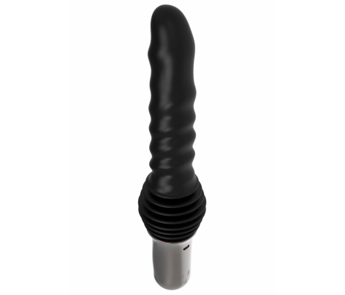 Anal Power Thrusting Vibrator 32-37 cm Silicone, Adjustable Suction Base