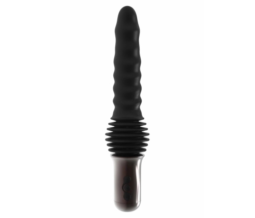Anal Power Thrusting Vibrator 32-37 cm Silicone, Adjustable Suction Base