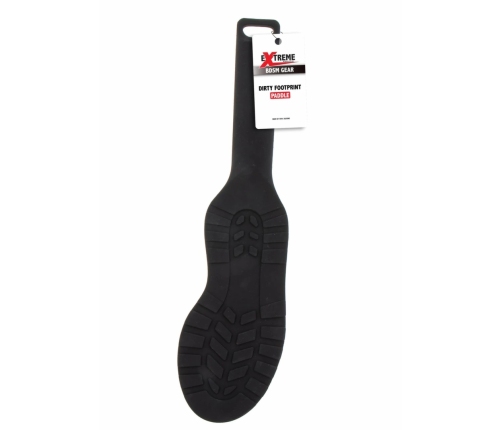 Dirty Footprint Silicone Paddle - Textured Shoe-Sole Design, Flexible Grip