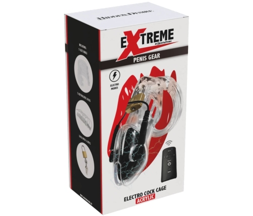 HIDDEN DESIRE EXTREME Electroshock Cage Adjustable Silicone Remote 8713221837561