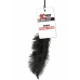 HIDDEN DESIRE Double Feather Tickler Black - Dual-Ended Feather Wand