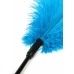 HIDDEN DESIRE Double Feather Tickler Black - Dual Natural Feather Wand
