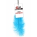HIDDEN DESIRE Double Feather Tickler Black - Dual Natural Feather Wand