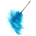 HIDDEN DESIRE Double Feather Tickler Black - Dual Natural Feather Wand
