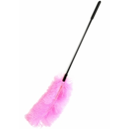 HIDDEN DESIRE Double Feather Tickler Black - Dual Natural Feather Wand HIDDEN DESIRE Double Feather Tickler Black - Dual Natural Feather Wand