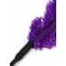 HIDDEN DESIRE Double Feather Tickler Black - Dual-Ended Sensory Tool