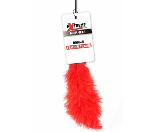 EXTREME by HIDDEN DESIRE Double Feather Tickler Black - Dual-Ended Accessory