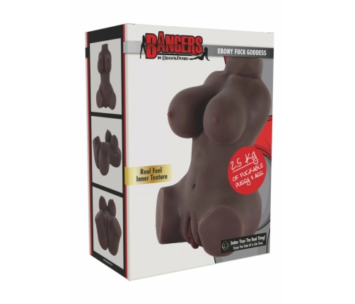HIDDEN DESIRE Bangers Ebony Goddess Intimate Machine 2.5kg TPE Black