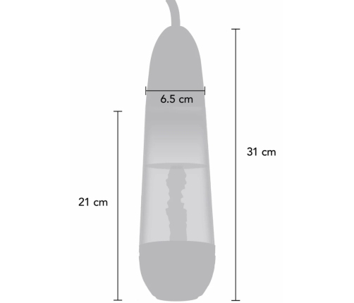 HIDDEN DESIRE FUSION X Magnifying Sleeve Pump Transparent 8713221836175