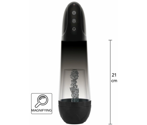 HIDDEN DESIRE Fusion X Automatic Magnifying System, Transparent, Large