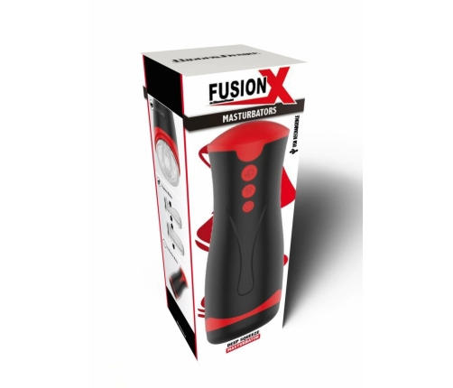 HIDDEN DESIRE Fusion X Deep Squeeze Intimate Machine Vibrating Black