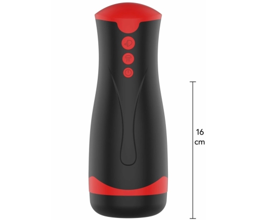 HIDDEN DESIRE Fusion X Deep Squeeze Intimate Machine Vibrating Black