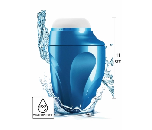 HIDDEN DESIRE Fusion X Aqua Bubble Intimate Machine Blue