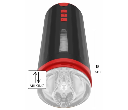 Hidden Desire Fusion X Milking Master Intimate Machine, USB, IPX6, Black