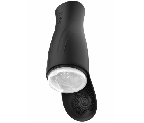 Deep Squeeze Nutbuster Triple Intimate Machine, 5 Vibration Modes, Black