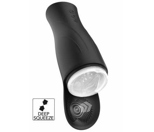 Deep Squeeze Nutbuster Triple Intimate Machine, 5 Vibration Modes, Black