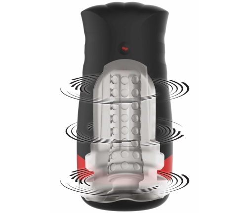 HIDDEN DESIRE Fusion X Quantum Cyclone Intimate Machine 2000 RPM Black