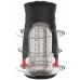 HIDDEN DESIRE Fusion X Quantum Cyclone Intimate Machine 2000 RPM Black